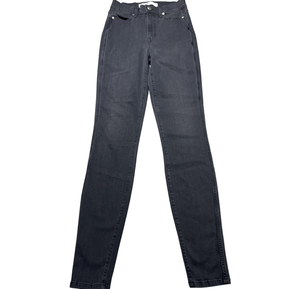 AYR The Riser Jeans Womens 27 Gray Black Wash High Rise Skinny Denim 27x32